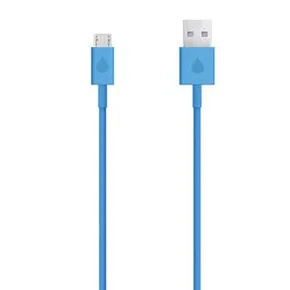 USB-Kabel (2.0), USB A M- USB micro M, 1m, blau